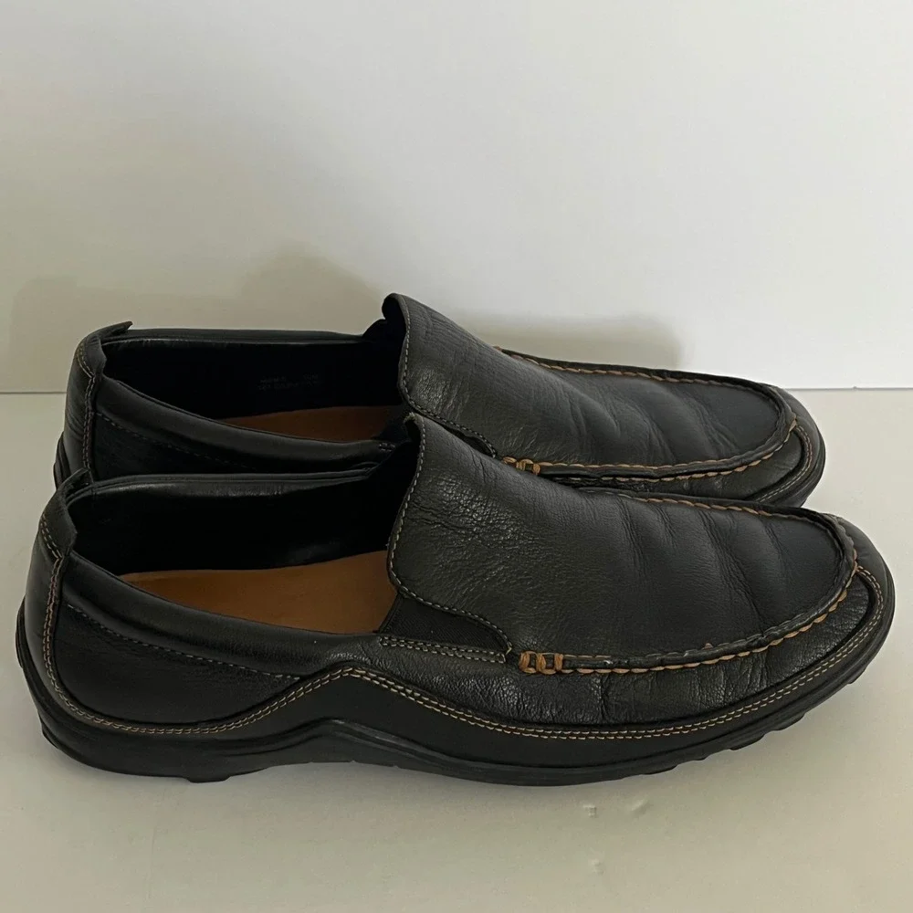 Cole Haan Tucker Venetian Black Leather Driving Loafers C03557 G12 Slip On 10M